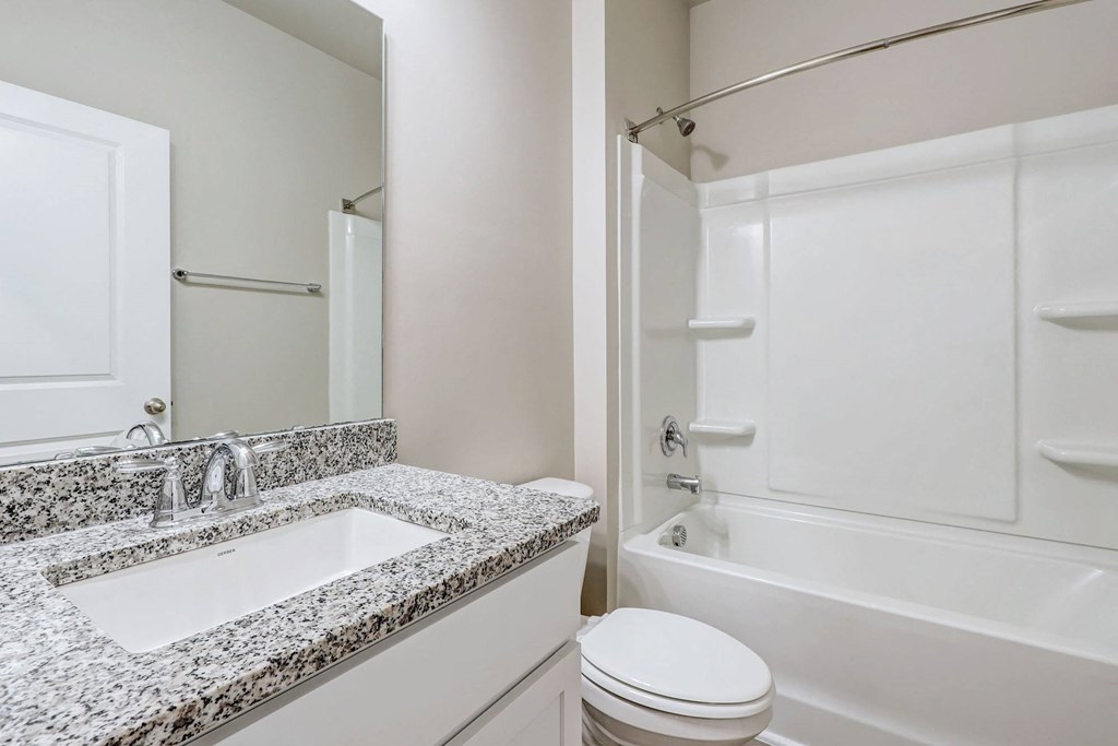 a bathroom with a sink and a toilet and a shower