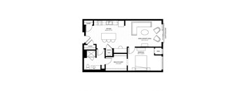 a black and white floor plan of a house