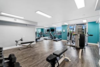 Wilton Tower apartments in Wilton Manors Florida photo of fitness center