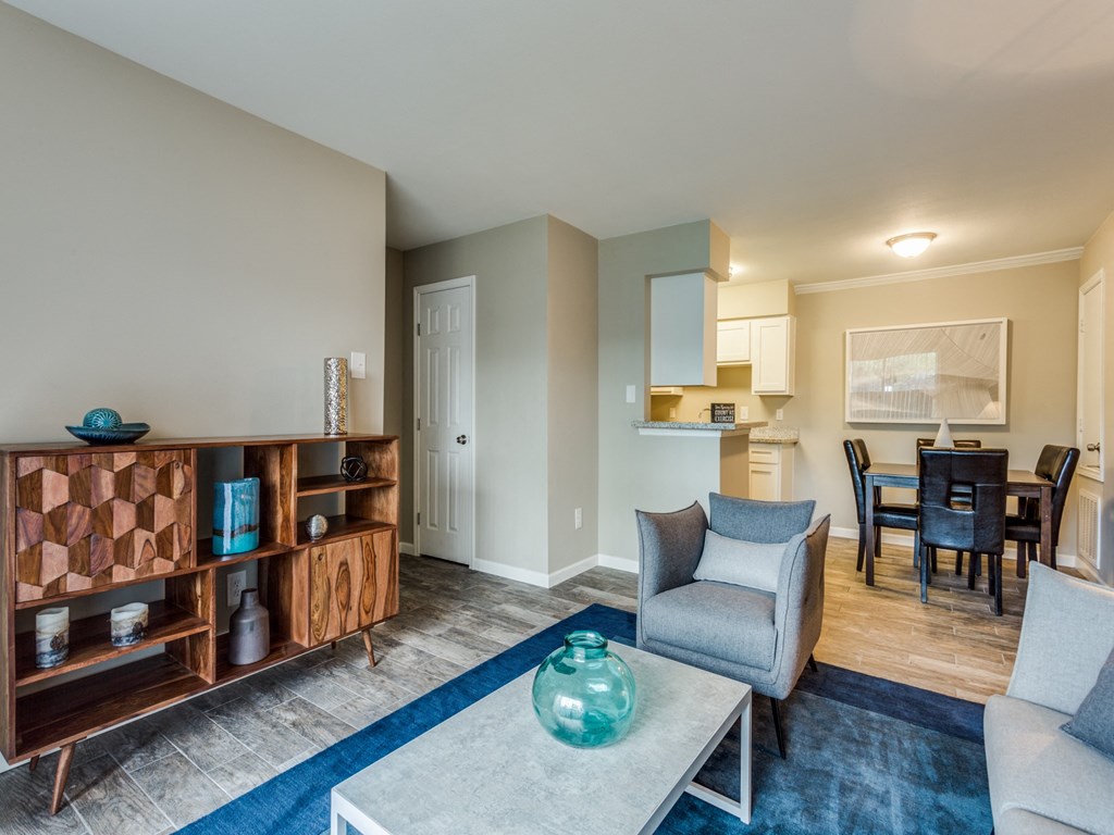 Spacious living room