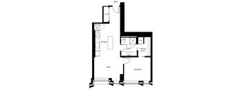 Floorplan 1B - 1 Bedroom 1 Bath