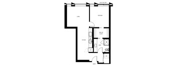 Floorplan 1F One Bedroom One Bath