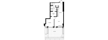 Floorplan 1H - One Bedroom One Bath