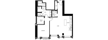 bedroom floor plan an in 2 bed 2 bath condo