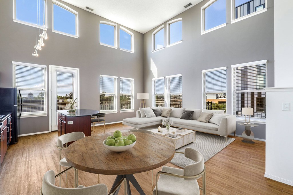 Uptown Lake Loft with bright windows