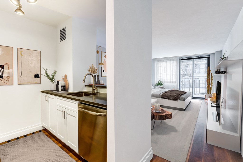 lots of natural light in apartment