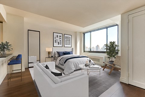 Spacious studio to three-bedroom apartments