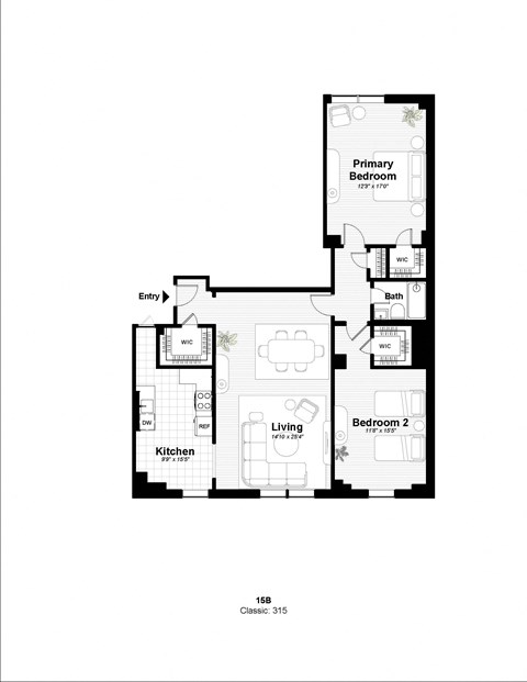 the floor plan of the residence