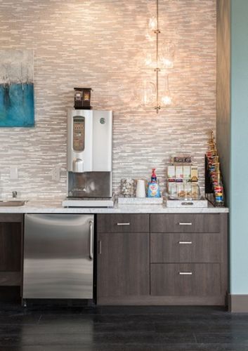 Kitchen area in clubhouse