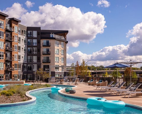 take a dip in our resort style swimming pool