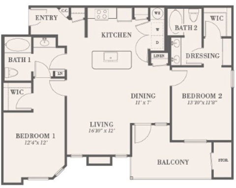 2D Floor plan rendering