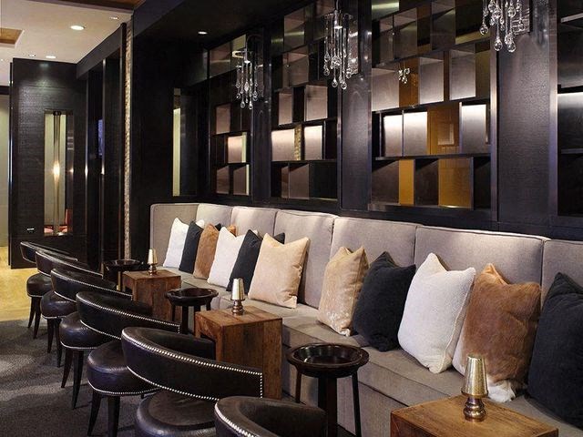 Restaurant-style booth seating