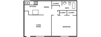 1 BED 1 BATH