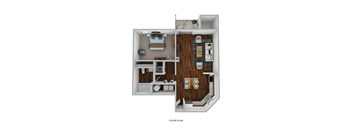 bedroom floor plan an in 2d