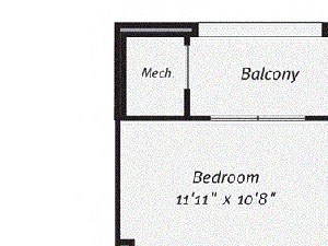 1 Bed, 1 Bath, Up to 917 sq. ft