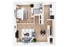 1 Bed 1 Bath 500 sqft