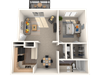 1 Bed - 1 Bath