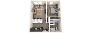 one bedroom floorplan