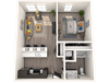 one bedroom floorplan