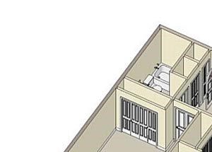 1 Bed 1 Bath, 745 square feet floor plan 1 Bedroom Midrise Large