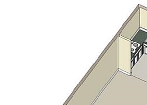1 Bed 1 Bath, 705 square feet floor plan 1 Bedroom Midrise Small