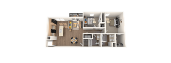 2 Bed 2 Bath 1142 Sq Ft