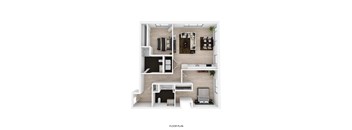 2 Bedroom "A" Floor Plan
