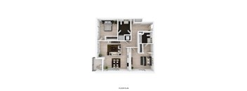 2 Bedroom F Floor Plan