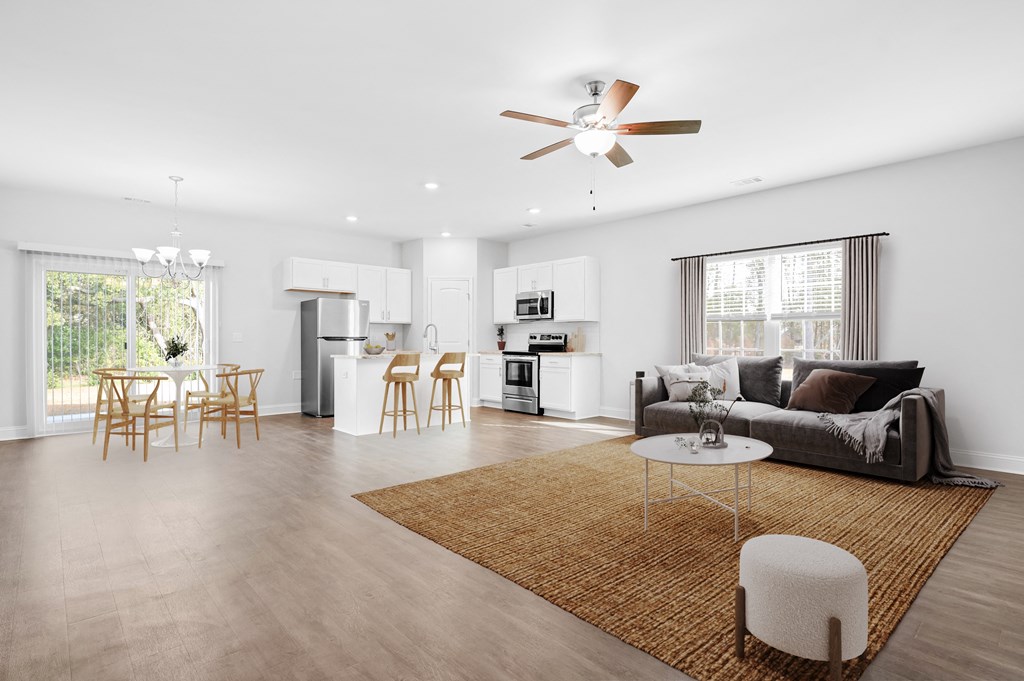 Blue Jay Commons Homes in Rincon, GA photo of living room