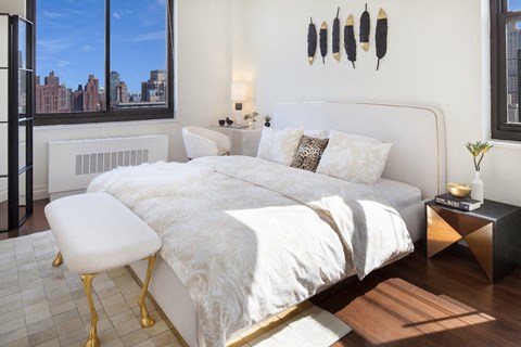 Spacious bedrooms with stunning views