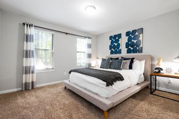 Avery Apartments in Jonesboro Georgia photo of spacious bedroom with plush carpeting