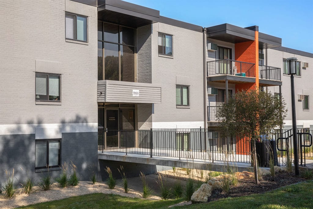 outside of Clubroom/parking lot