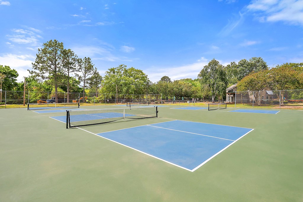 The Pearl at Highland Village Apartments photo of pickelball court