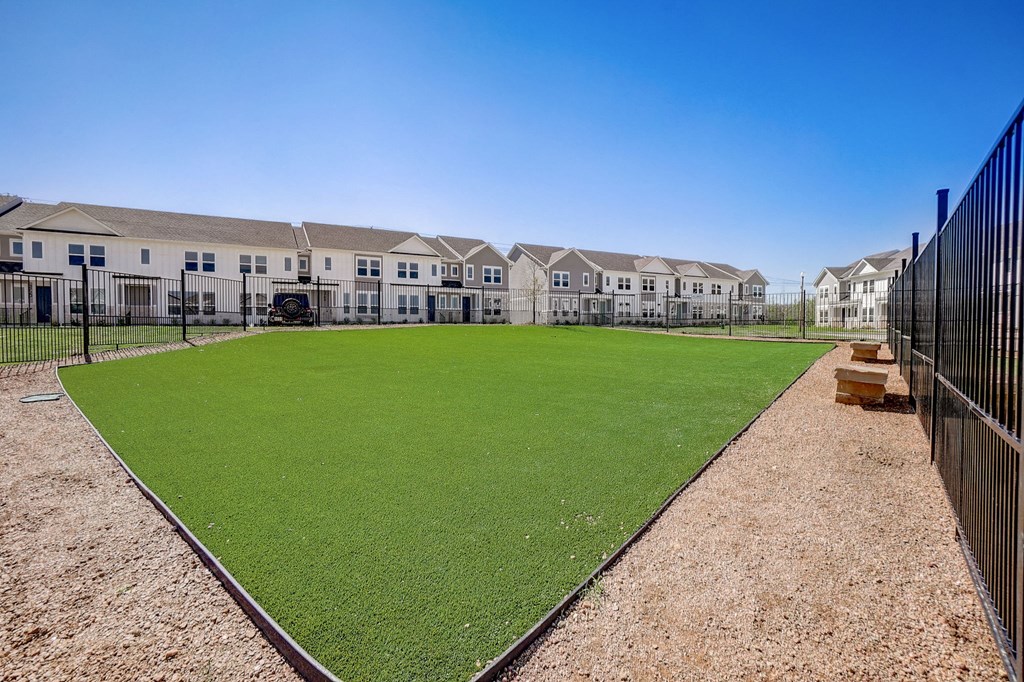 the preserve at ballantyne commons dog park with agility course and fence