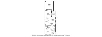 Three bedroom floorplan