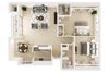 2 Bedroom, 2 Bath