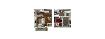 A series of images showing different interior designs.