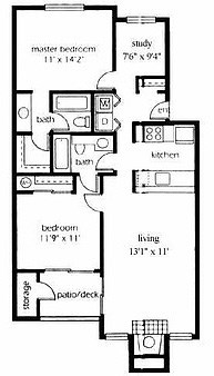 2 Bed - 2 Bath |1041 sq ft 2 Bed - 2 Bath |1041 sq ft