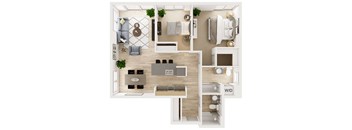 2 Bed 2 Bath Stack 7