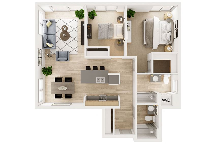 2 Bed 2 Bath Stack 7