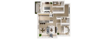 2 Bed 2 Bath Stack 10