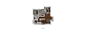 bedroom floor plan an in 2d