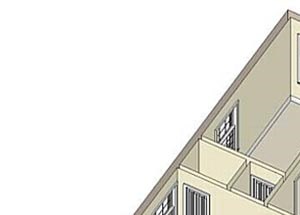 2 Bedroom Cottage, 2 bed 1 bath 820 square feet floor plan