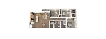 3 Bed 2 Bath 1192 Sq Ft