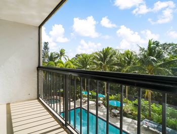 Wilton Tower apartments in Wilton Manors Florida photo of beautiful views from patio