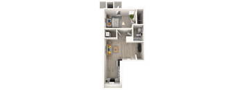 a1 floor plan  the residences at sawmill estates apartments  studio floor plan