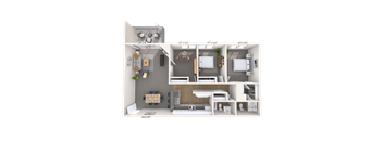 3 bedroom- Fire place