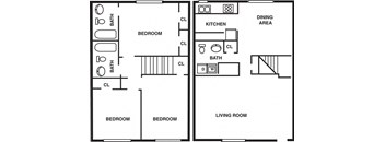 3 BED 2.5 BATH TOWNHOME