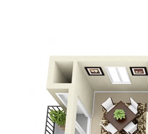 2 Bed, 1 Bath, 872 sq. ft. Broadway