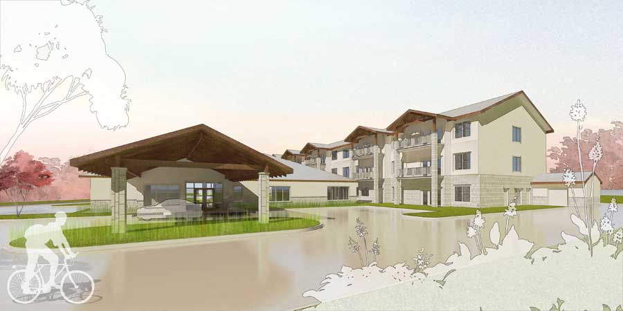 Exterior of property rendering